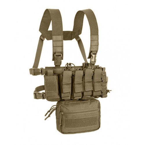 OUTAC COMBO MINI CHEST RIG COYOTE TAN [OT-RC201 CT]