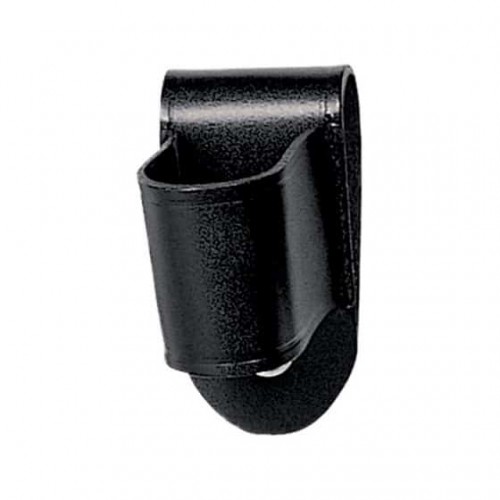 VEGA HOLSTER BLACK LEATHER FLASHLIGHT HOLDER [1V32N]