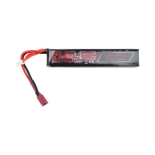 FUEL LI-PO-BATTERIE 11,1 V X 1300 MAH 20C STICK-ANSCHLUSS DEANS [FL-11.1X1300-DE]