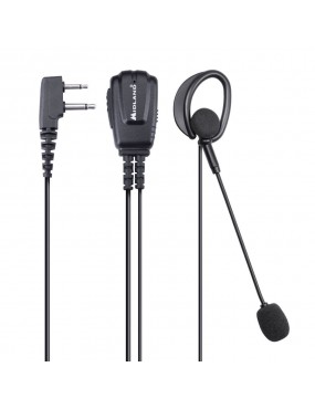 MIDLAND MA30 L PRO HEADSET WITH ADJUSTABLE BOOM MICROPHONE 2 PIN MIDLAND [C1526]