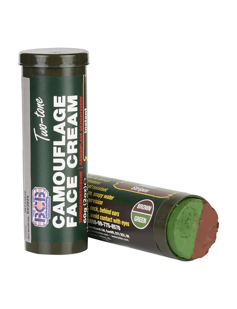 BCB CAMO STICK 60G MASCHERAMENTO VISO MARRONE VERDE [RP1480]