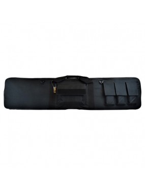 ROYAL SACCA PORTA FUCILE NERA A 4 TASCHE 130X30 [B130]