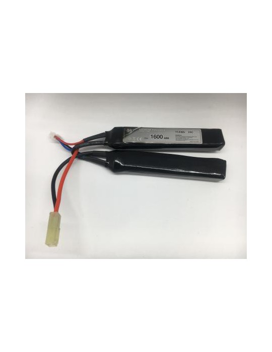 BATTERIA LIPO 7.4VX1600 mAh 20C ACTION BATTERIES [AB2S2P16N20]