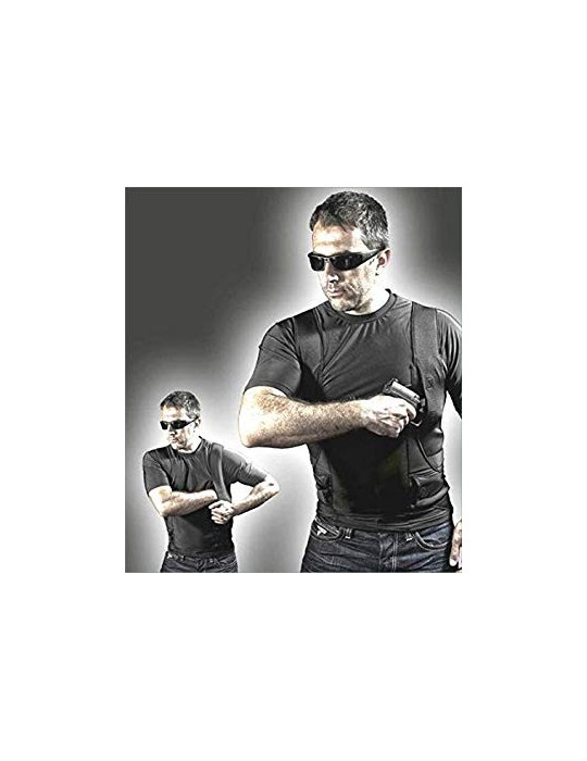 VEGA HOLSTER T-SHIRT BIANCA CON FONDINA INTERNA AMBIDESTRA [UWH401W]