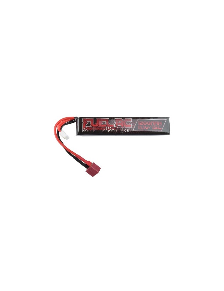 FUEL BATTERIA LI-PO 11.1V X 1200MAH 15C STICK CONNETTORE DEANS [FL-11.1X1200T-DE]