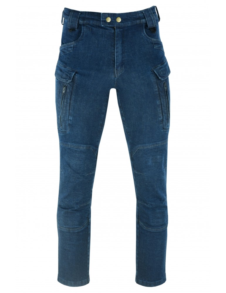KONUSTEX PANTALONI KOURAGE JEANS TATTICI [00393]