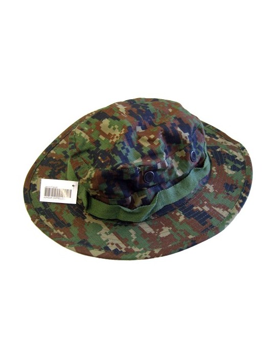 ROYAL CAPPELLO JUNGLE CON FALDA IN COTONE DIGITAL MARPAT [JM-017]