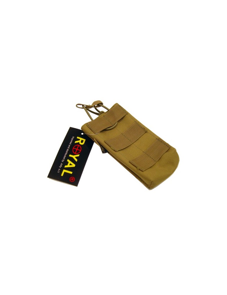 ROYAL TASCA PORTA CARICATORE SINGOLO TAN [RP-6553-TAN]