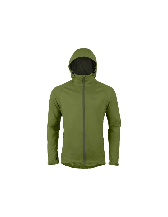 HIGHLANDER STOW & GO WATERPROOF JACKET OD GREEN [HL-JAC077 OD]