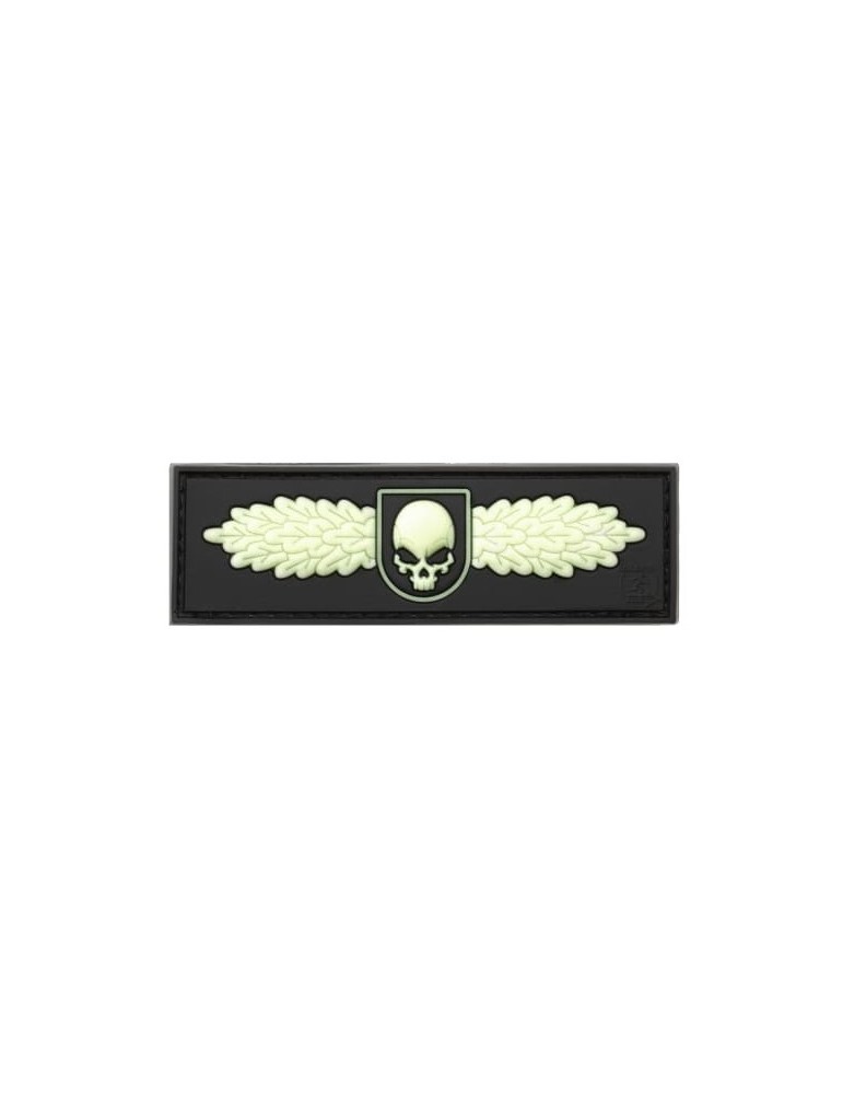 DEFCON 5 PATCH IN GOMMA SOF SKULL BADGE PATCH GID [D5-JTG-29 GID]