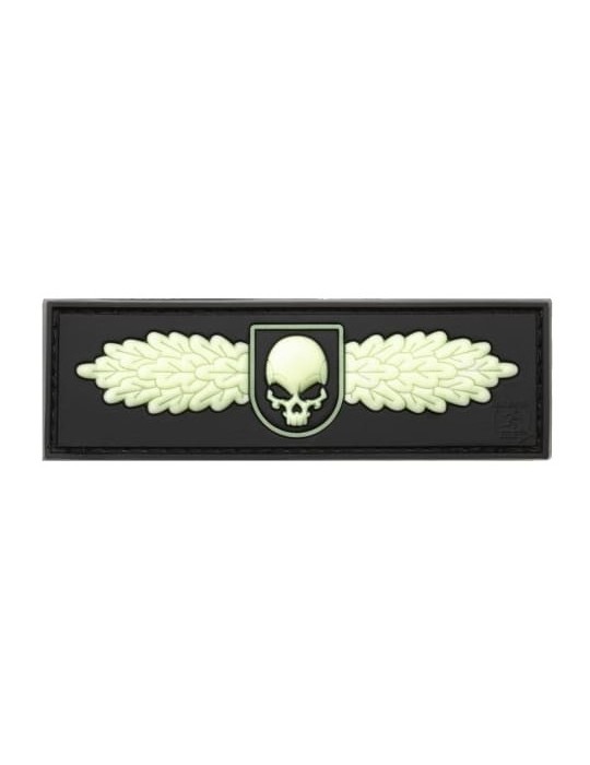 DEFCON 5 PATCH IN GOMMA SOF SKULL BADGE PATCH GID [D5-JTG-29 GID]