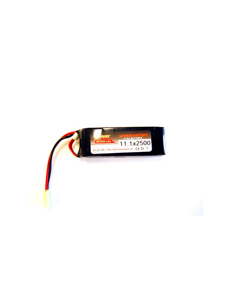 BATTERIE LIPO 11,1X2500mah 15C E-POWER [11,1X2500]