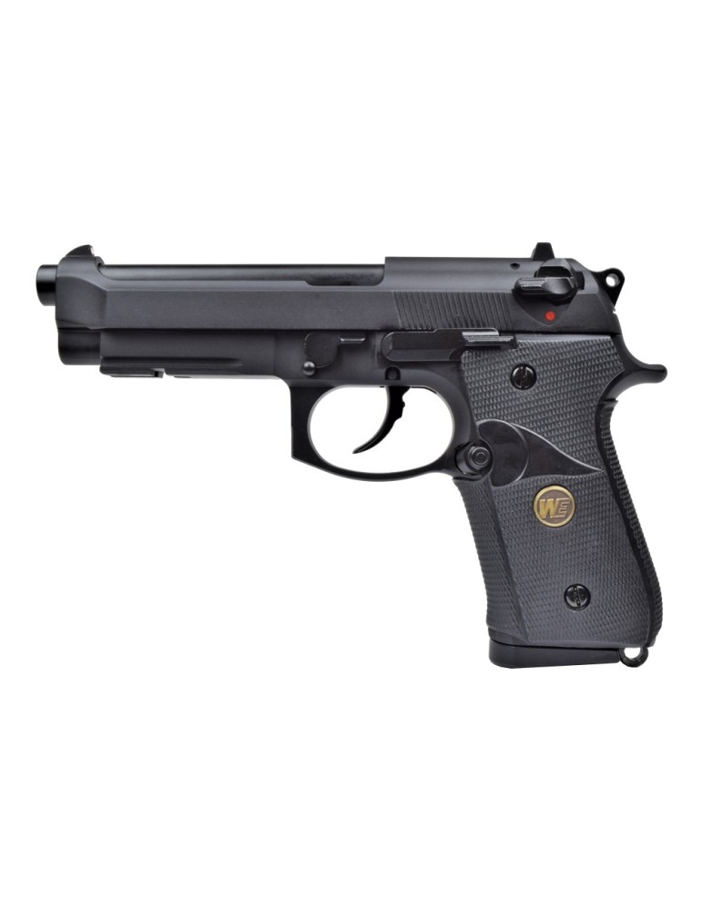 WE PISTOLA A CO2 SCARRELLANTE M9A1 NERA [W048C]