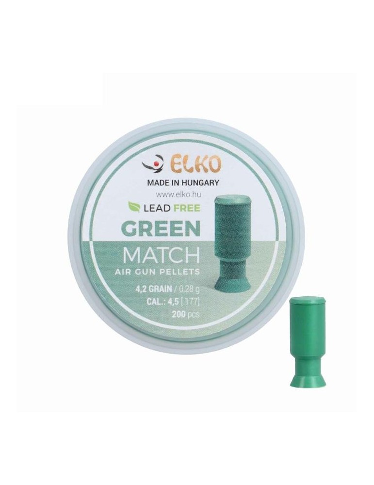 ELKO PIOMBINI GREEN MATCH CAL. 4,5 mm [ICM105]