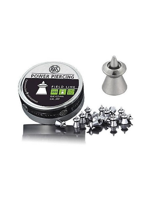 RWS PIOMBINI POWER PIERCING 4,5mm 0,58g 200 PZ [259-026]