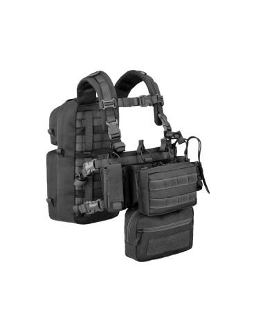 OUTAC COMBO MINI CHEST RIG 900D MOLLE SYSTEM VERDE OD [OT-RC202 OD] 2