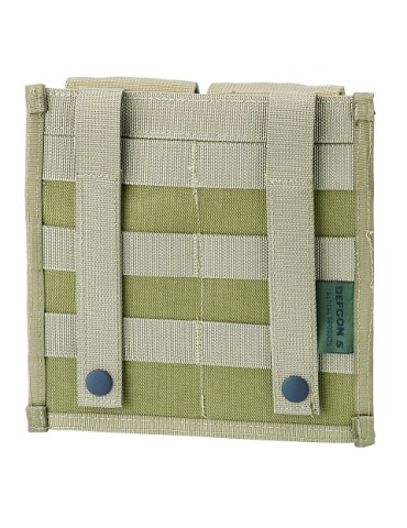PORTA CARICATORE DOPPIO A MOLLE M4 - AK DOUBLE VERDE  [D5-M4AKD OD] 2