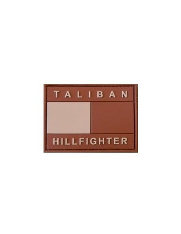 PATCH VELCRO TALIBAN HILLFIGHTER EN CAOUTCHOUC TAN [D5-JTG-25 T]