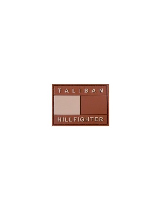PATCH VELCRO TALIBAN HILLFIGHTER EN CAOUTCHOUC TAN [D5-JTG-25 T]