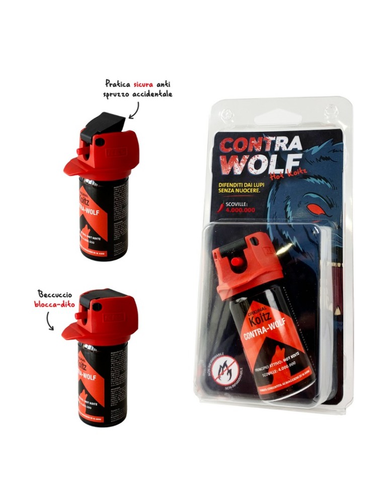 DEFENCE SYSTEM SPRAY CONTRA WOLF [CW485]