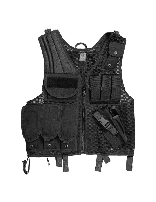 VEGA HOLSTER GILET TATTICO IN RETE E CORDURA CON PORTACARICATORI AR 70/90 M16 [2ET03N]