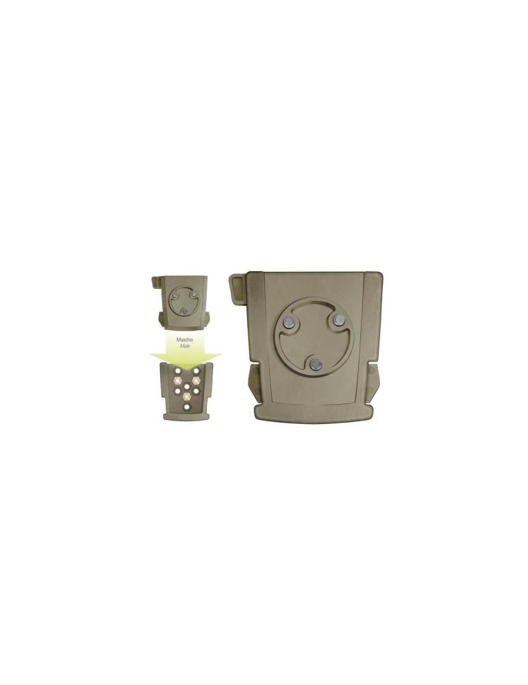 VEGA HOLSTER SISTEMA ROTATIVO E DI DISCONNESSIONE-CONNESSIONE RAPIDA DESERT BROWN [8K31D]