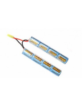 BATTERIE NI-MH CQB 9.6X2200mah E-POWER  [9.6X2200 CQB]