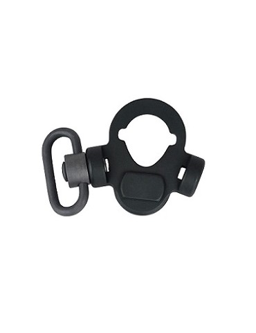 ELEMENT DOPPIO ATTACCO PER ANELLO CINGHIA QD PER M4 NERO [ASI640ACB][EL-EX243B] 2