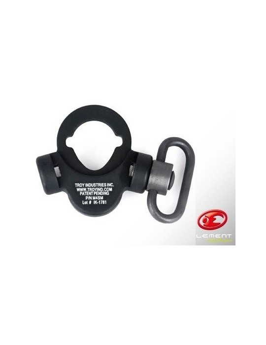 ELEMENT DOPPIO ATTACCO PER ANELLO CINGHIA QD PER M4 NERO [ASI640ACB][EL-EX243B]