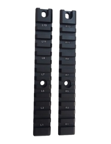 ELEMENT COPPIA SLITTE STANDARD 20mm 13 SLOT PER G36 E G3 [EL-NB10B] 2
