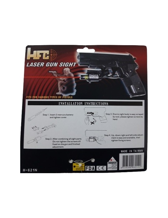 HFC LASER SIGHT PROFESSIONAL CON REGOLAZIONE PER PISTOLE [L621]