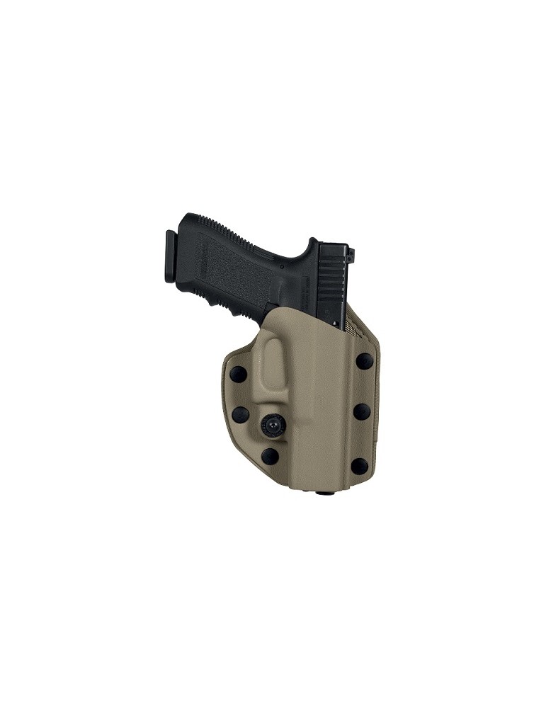 VEGA HOLSTER FONDINA VKK8 IN POLIMERO TERMOFORMATO DESERT PER GLOCK 17/18/19/22/23/25[VKK809D]