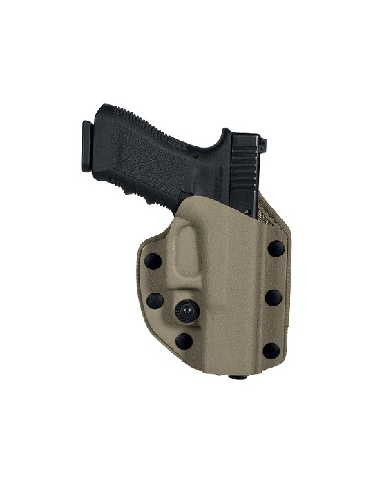 VEGA HOLSTER FONDINA VKK8 IN POLIMERO TERMOFORMATO DESERT PER GLOCK 17/18/19/22/23/25[VKK809D]