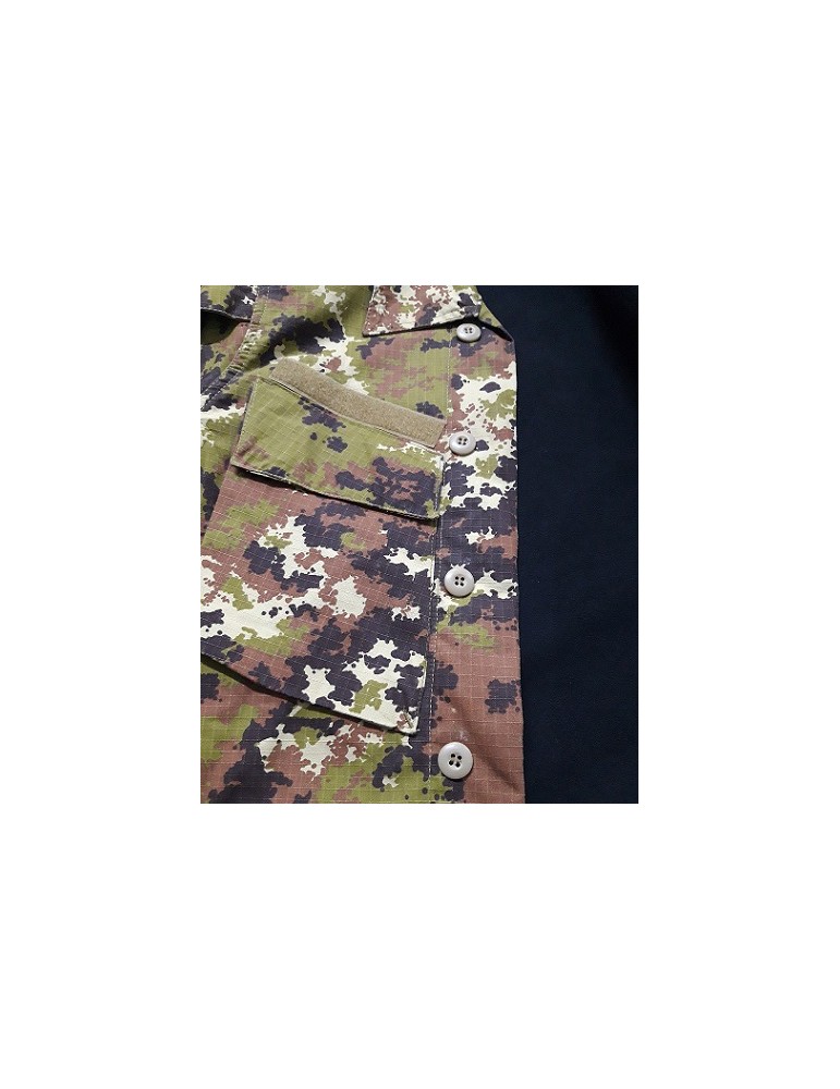 DEFCON 5 UNIFORME MILITARE INVERNALE CON FODERA IN PILE MIMETISMO ITALIAN CAMO [D5-UNI-IN-VI S]