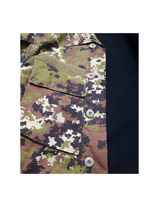 DEFCON 5 UNIFORME MILITARE INVERNALE CON FODERA IN PILE MIMETISMO ITALIAN CAMO [D5-UNI-IN-VI S]
