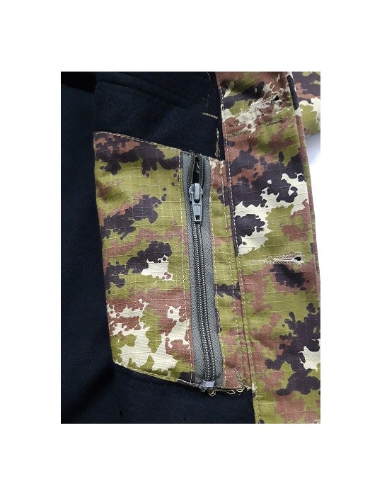 DEFCON 5 UNIFORME MILITARE INVERNALE CON FODERA IN PILE MIMETISMO ITALIAN CAMO [D5-UNI-IN-VI S]