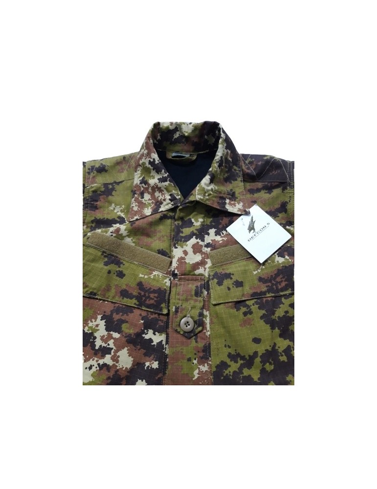 DEFCON 5 UNIFORME MILITARE INVERNALE CON FODERA IN PILE MIMETISMO ITALIAN CAMO [D5-UNI-IN-VI S]