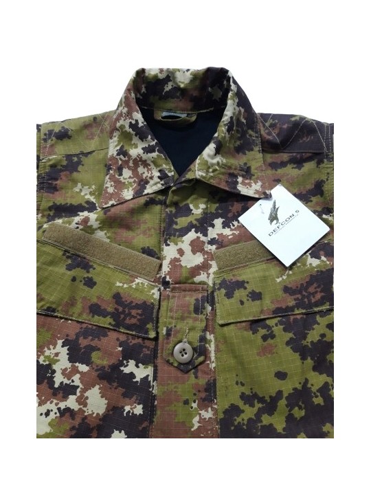 DEFCON 5 UNIFORME MILITARE INVERNALE CON FODERA IN PILE MIMETISMO ITALIAN CAMO [D5-UNI-IN-VI S]