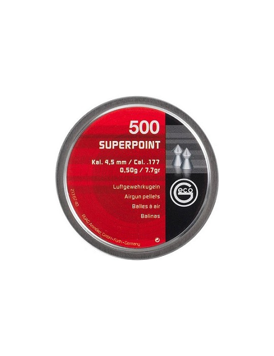 GECO PIOMBINI 4,5mm SUPERPOINT TESTA A PUNTA 0,50g [259-036]