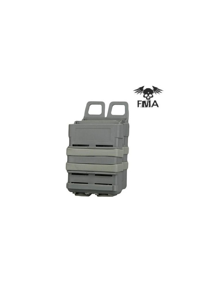 FMA TASCA RIGIDA DOPPIA PORTA CARICATORE 7.62 PER G3 M14 SCAR H AK FOLIAGE GREEN  [TB303]