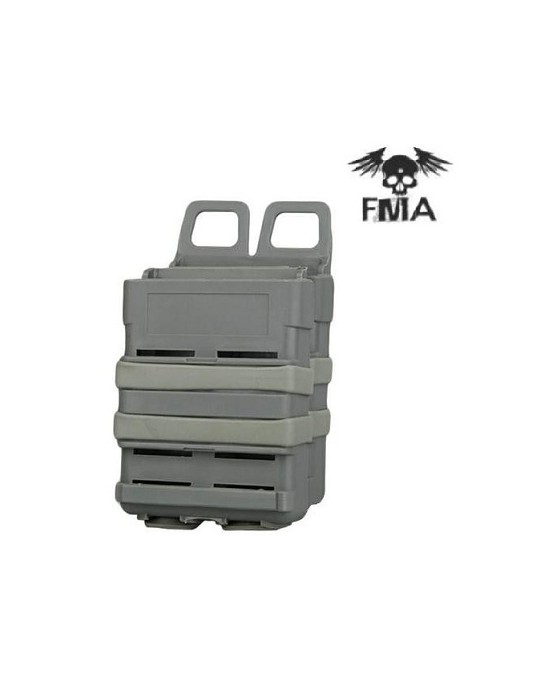 FMA TASCA RIGIDA DOPPIA PORTA CARICATORE 7.62 PER G3 M14 SCAR H AK FOLIAGE GREEN  [TB303]