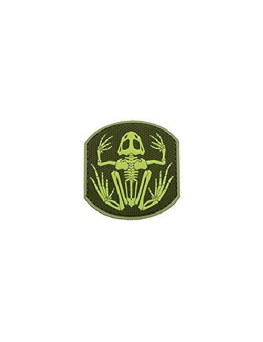 PATCH IN PVC FROG SKELETON EMERSON VERDE E FLUO [EM5551B]