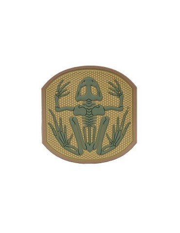 EMERSON PATCH IN PVC FROG SKELETON TAN E VERDE [EM5551C]