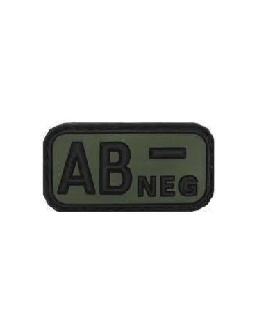 PATCH GROUPE SANGUIN VERT '' AB NEGATIF ​​'' DEFCON 5 [D5-JTG-22-NEG OD AB]