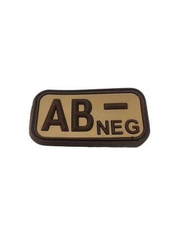 PATCH BLOOD GROUP TAN '' AB NEGATIVE '' DEFCON 5 [D5-JTG-22-NEG T AB]
