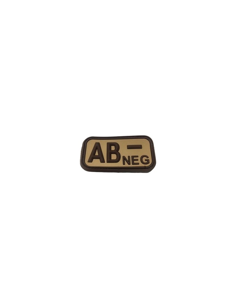 PATCH BLOOD GROUP TAN '' AB NEGATIVE '' DEFCON 5 [D5-JTG-22-NEG T AB]