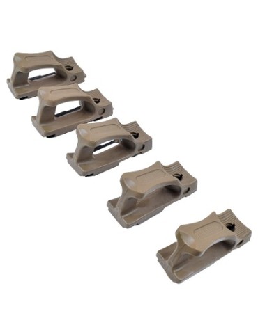JS-TACTICAL SET 5 ESTRATTORI PER CARICATORI M4 DARK EARTH [B31T]
