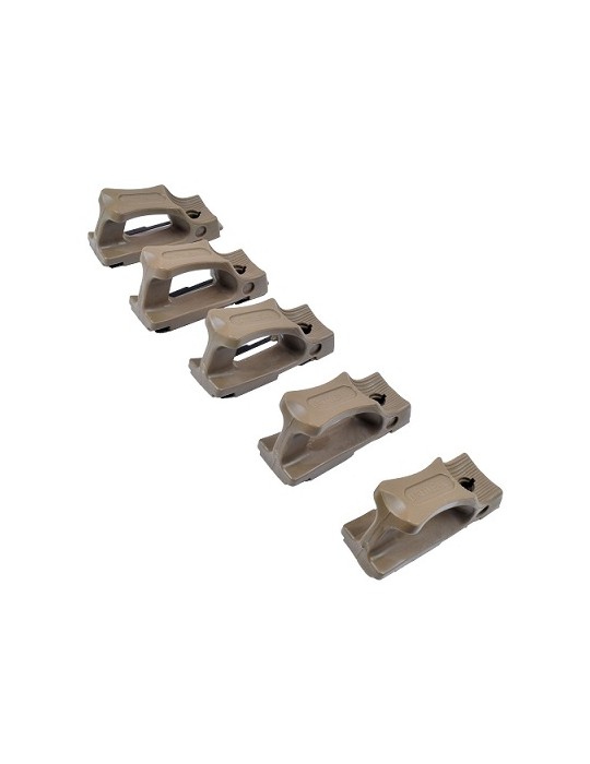 JS-TACTICAL SET 5 ESTRATTORI PER CARICATORI M4 DARK EARTH [B31T]