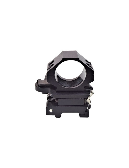JS-TACTICAL ATTACCO FLIP-UP PER OTTICHE DIAMETRO 30mm CON SGANCIO RAPIDO  SLITTA 20mm [MOUNT6]