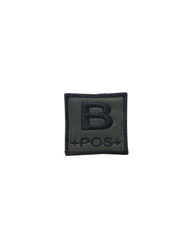 GREEN BLOOD GROUP PATCH '' B POSITIV '' DEFCON 5 [D5-TVGS-POS OD B]